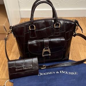 Dooney and Bourke Naomi Satchel and matching wallet